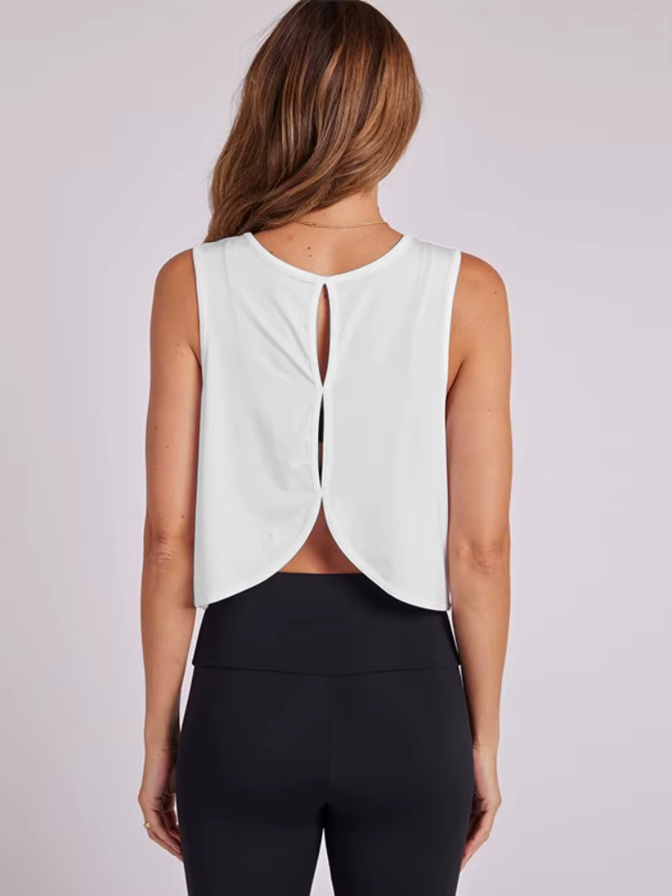 Débardeur de Yoga respirant à dos nageur pour femmes, gilet d'entraînement, de Fitness, de course à