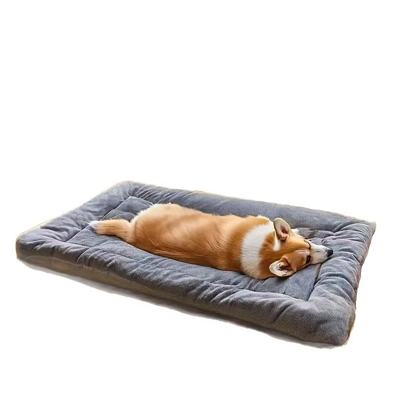Tapis de couchage pour chien de grande taille, coussin pour l'hiver, double face, pour garder au cha
