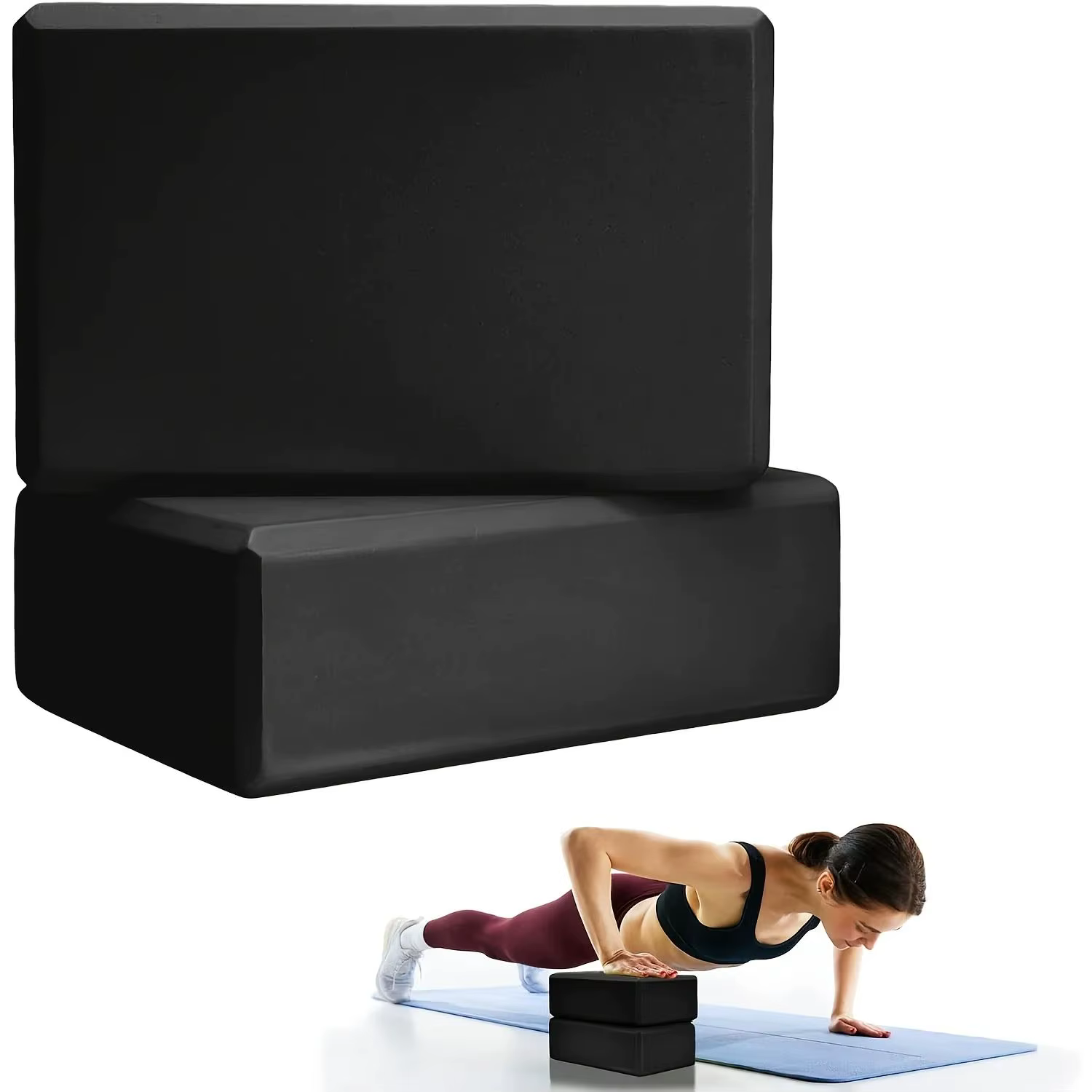 Blocs de yoga, briques en mousse pour la gym, coussins de fitness pour Pilates, oreillers de stretch