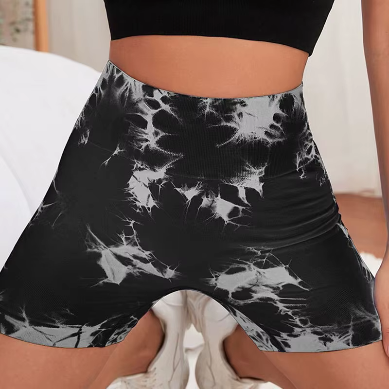 Short de yoga taille haute sans couture, séchage rapide, fitness, pêche au miel, levage des hanches,