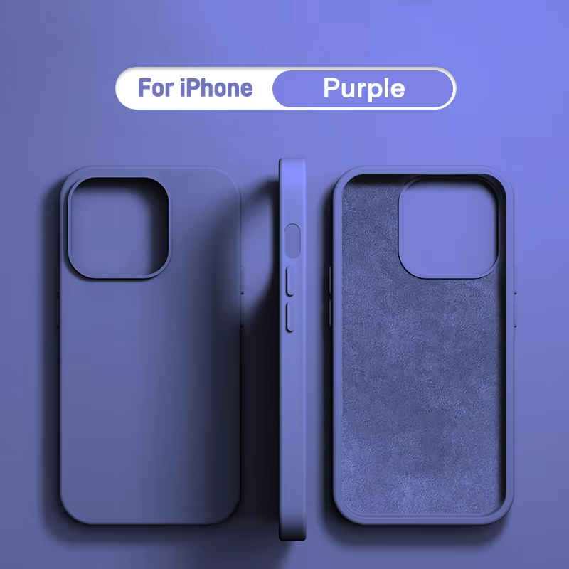 Coque souple de luxe en Silicone liquide, Protection pour iPhone 15 14 13 12 11 Pro Max Plus Mini, a