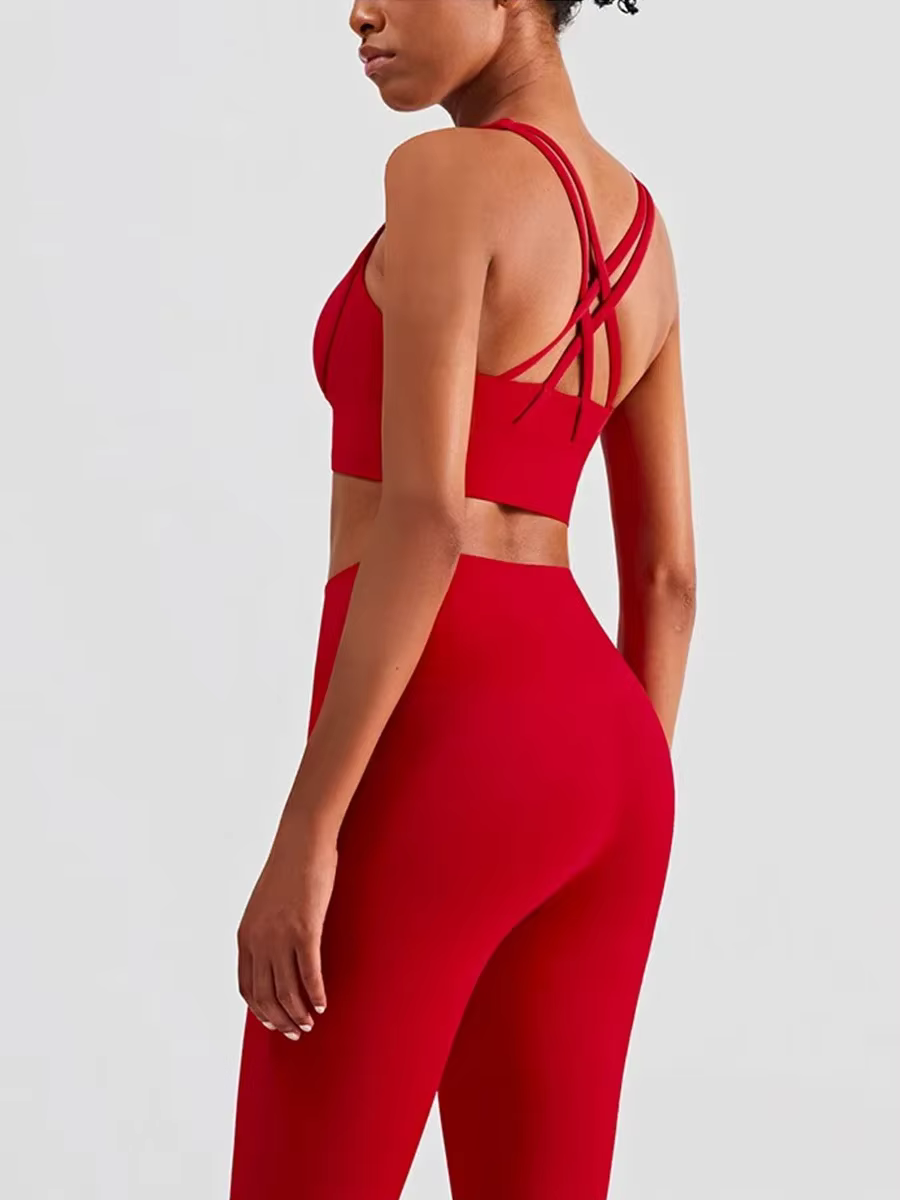 2 pièces vêtements de Yoga survêtement pour femmes vêtements de sport Pilates Fitness costume gymnas
