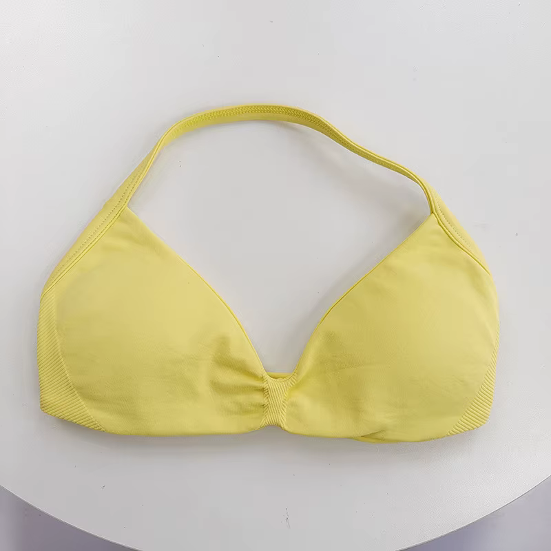 Soutien-gorge de sport à lacets à haut support pour femmes – Camisole à fines bretelles, sans coutur