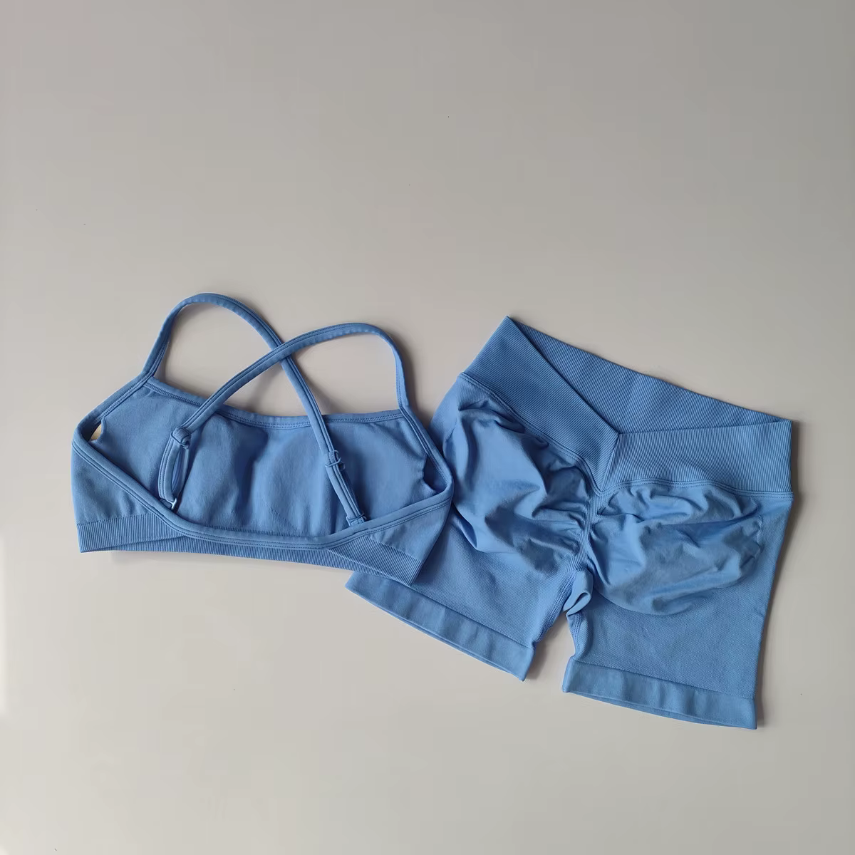 Costume de Yoga 2 pièces pour femmes, combinaison de Fitness sans couture, vêtements de sport, souti