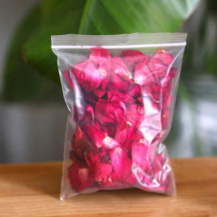 Bain de pétales de Rose bain de fleurs séchées naturelles bain de pieds, bain de bulles de lait d'hô