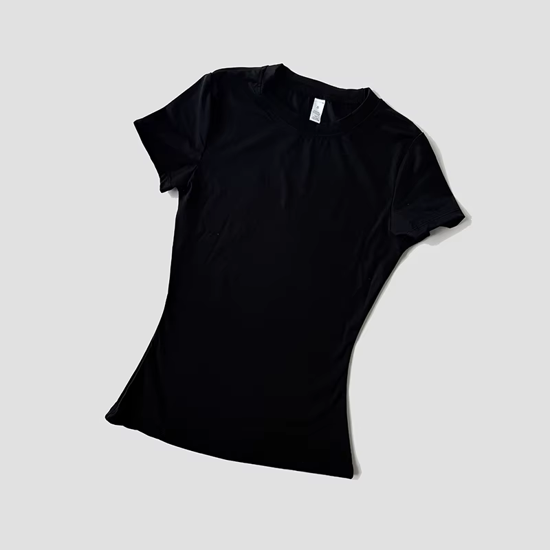 Haut de Yoga sans couture pour femmes, t-shirt de Sport, vêtements de Fitness, chemise de Yoga à man