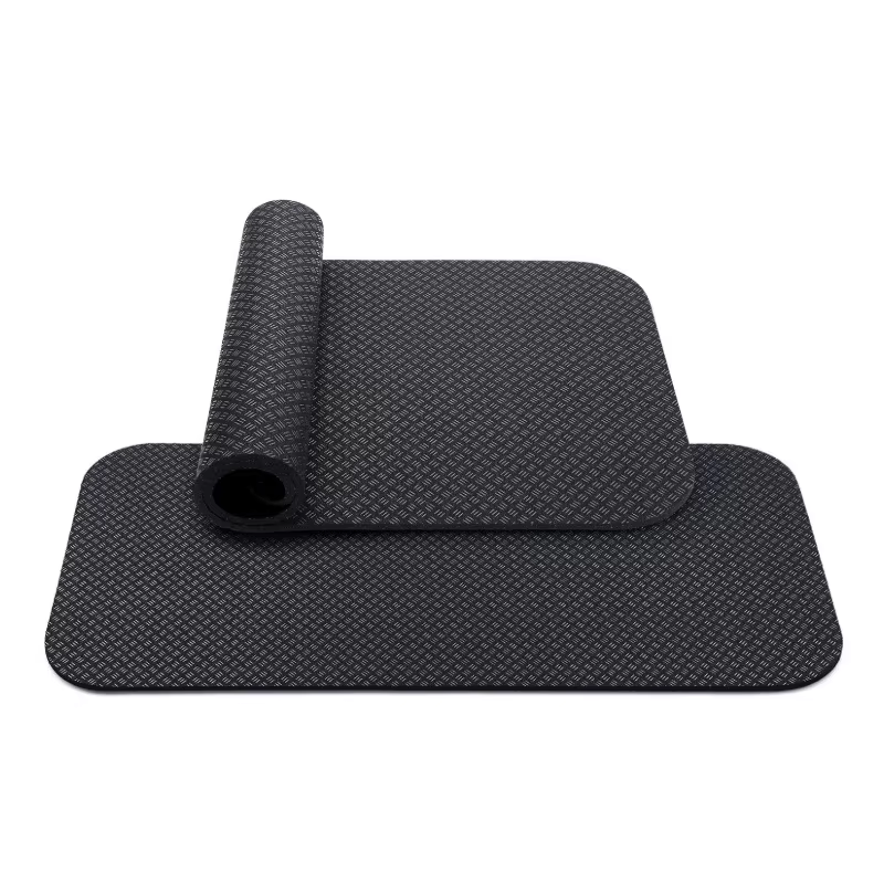 2 tapis de protection pliables double face antidérapants pour vélo d'appartement et équipement de fi