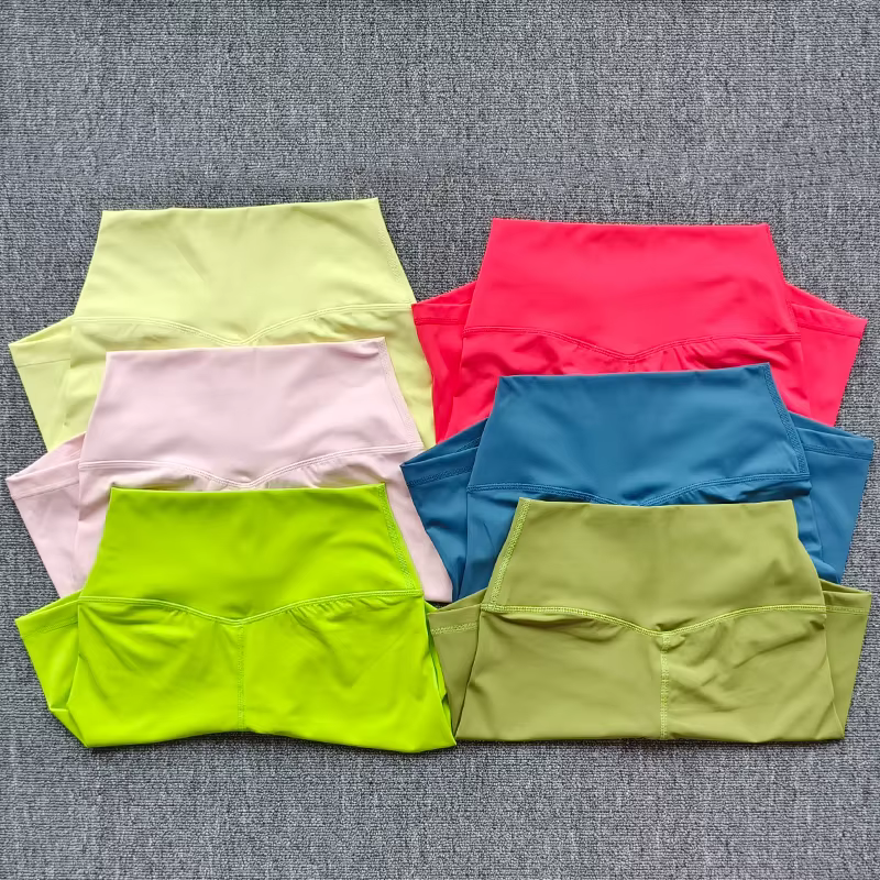 Short de sport taille haute pour femmes, short de Yoga, coupe cintrée, levage des fesses, course à p