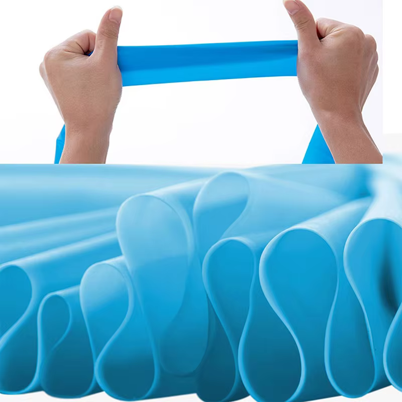 Bande de résistance élastique Yoga Pilates, bande d'entraînement physique 150cm, caoutchouc naturel