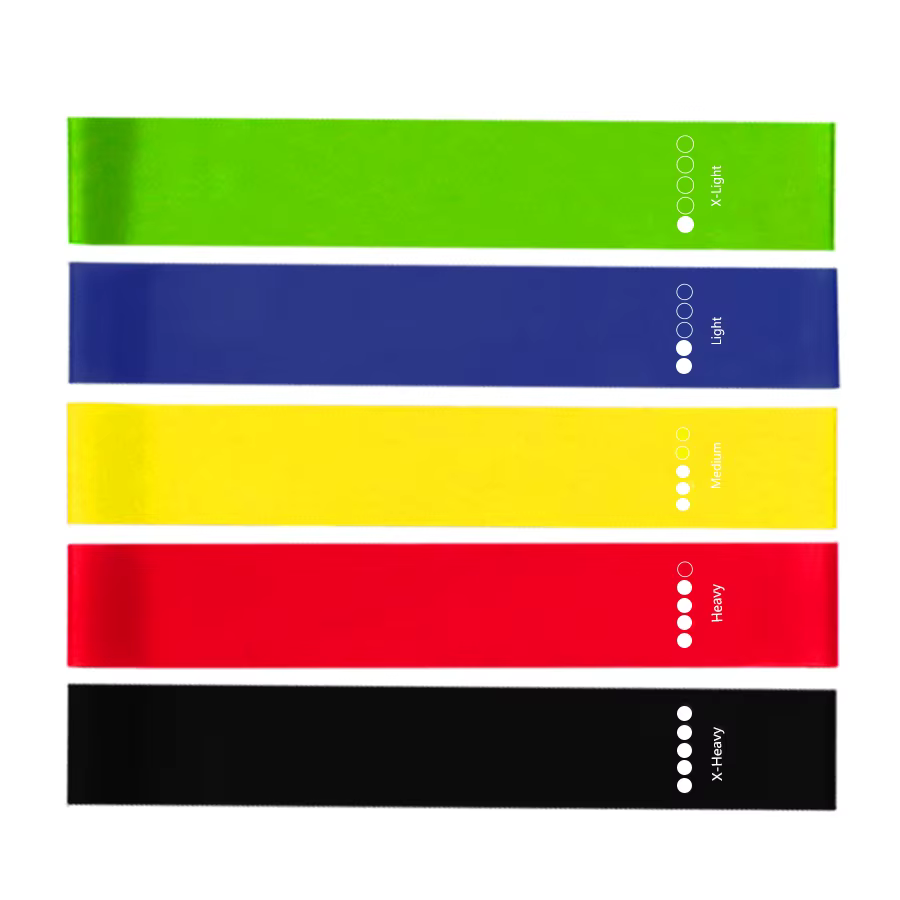 Bandes élastiques de Fitness pour exercices de Sport de Yoga, idéales pour la maison, 5 niveaux diff