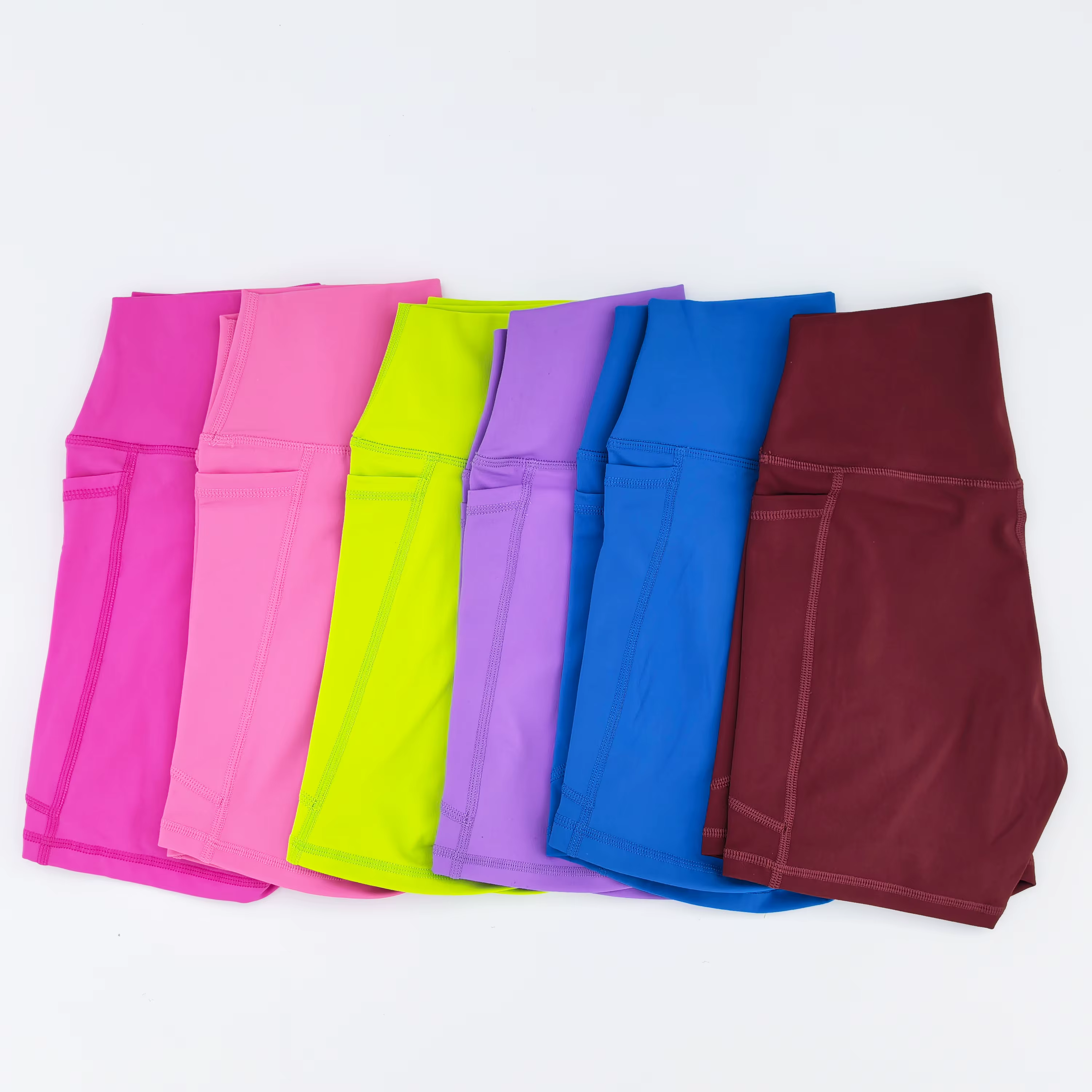 Short de Yoga pour femmes, taille haute, ventre, cyclisme, séchage rapide, respirant, collants de Fi