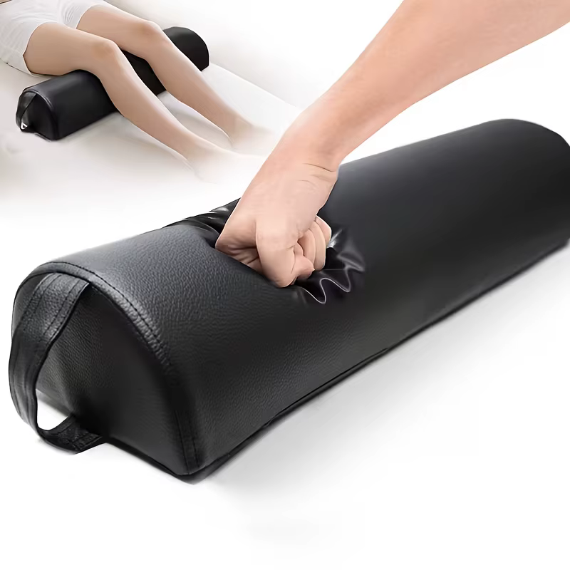 Coussin de soutien semi-circulaire pour table de massage avec poignées, coussin de positionnement de