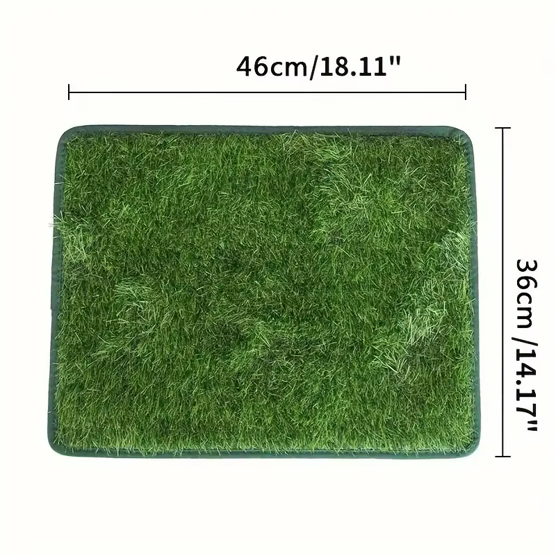 Tapis d'entraînement pour chiens lavable de qualité supérieure, coupe gazon intérieur/extérieur, pra