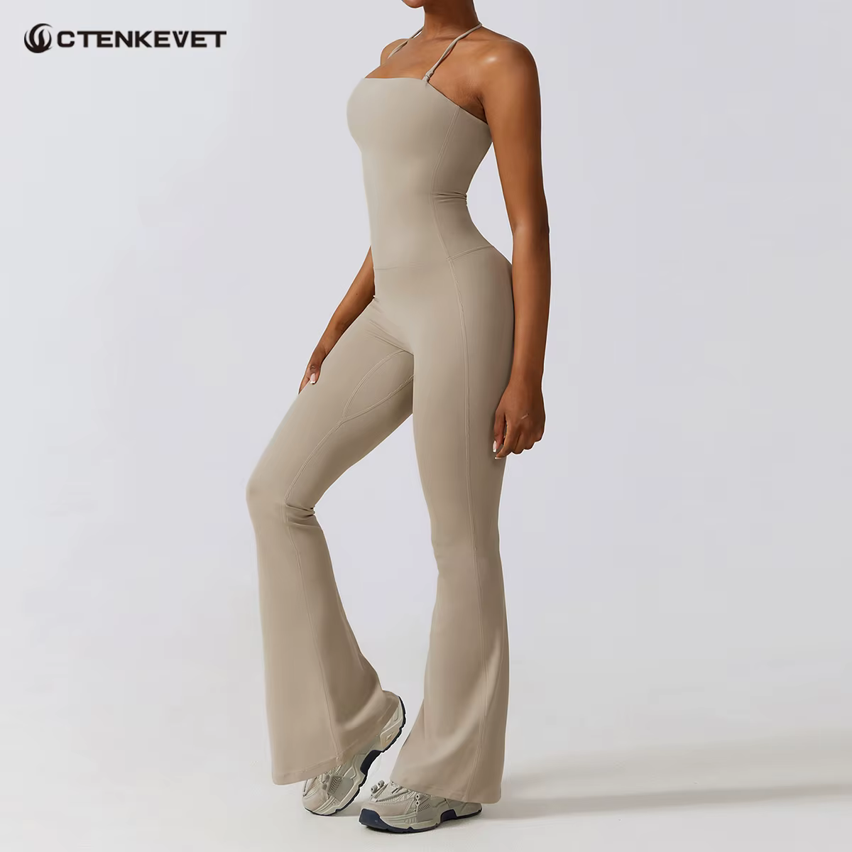 Combinaison de yoga sans manches d'été pour femme, ensemble de sport et de fitness, justaucorps de s