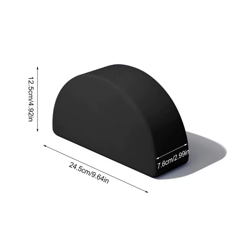Lot de 2 blocs de yoga demi-ronds souples pour femmes, haute densité, pour l'équilibre, les étiremen
