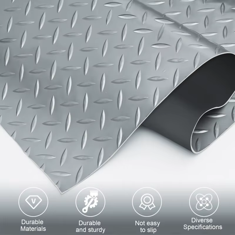 Tapis de sol en PVC, tapis de garage pour aide au stationnement, tapis de protection antidérapant po