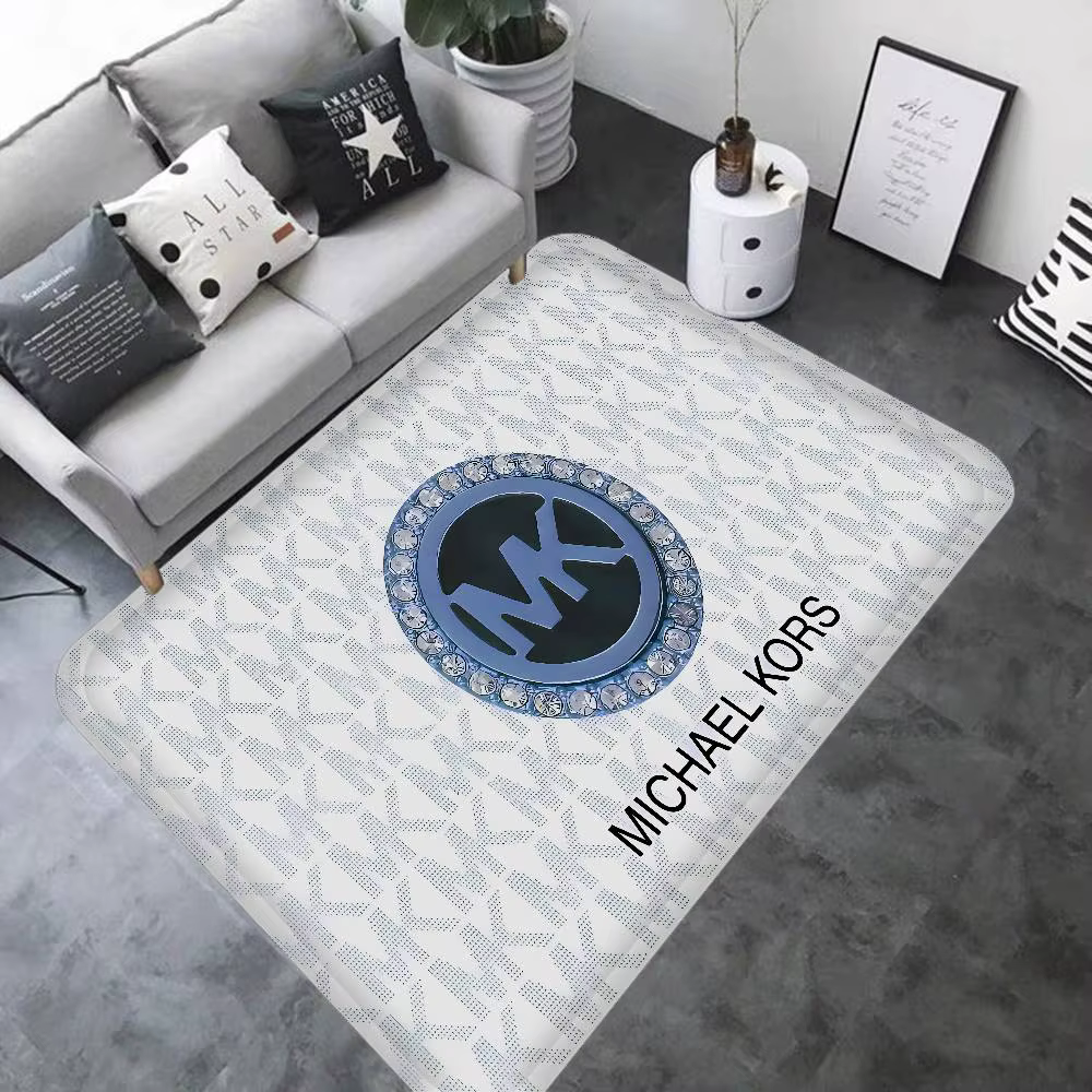 Tapis de sol rectangulaire antidérapant M-Michaels-Fashion-Kors, tapis doux pour la maison, tapis de