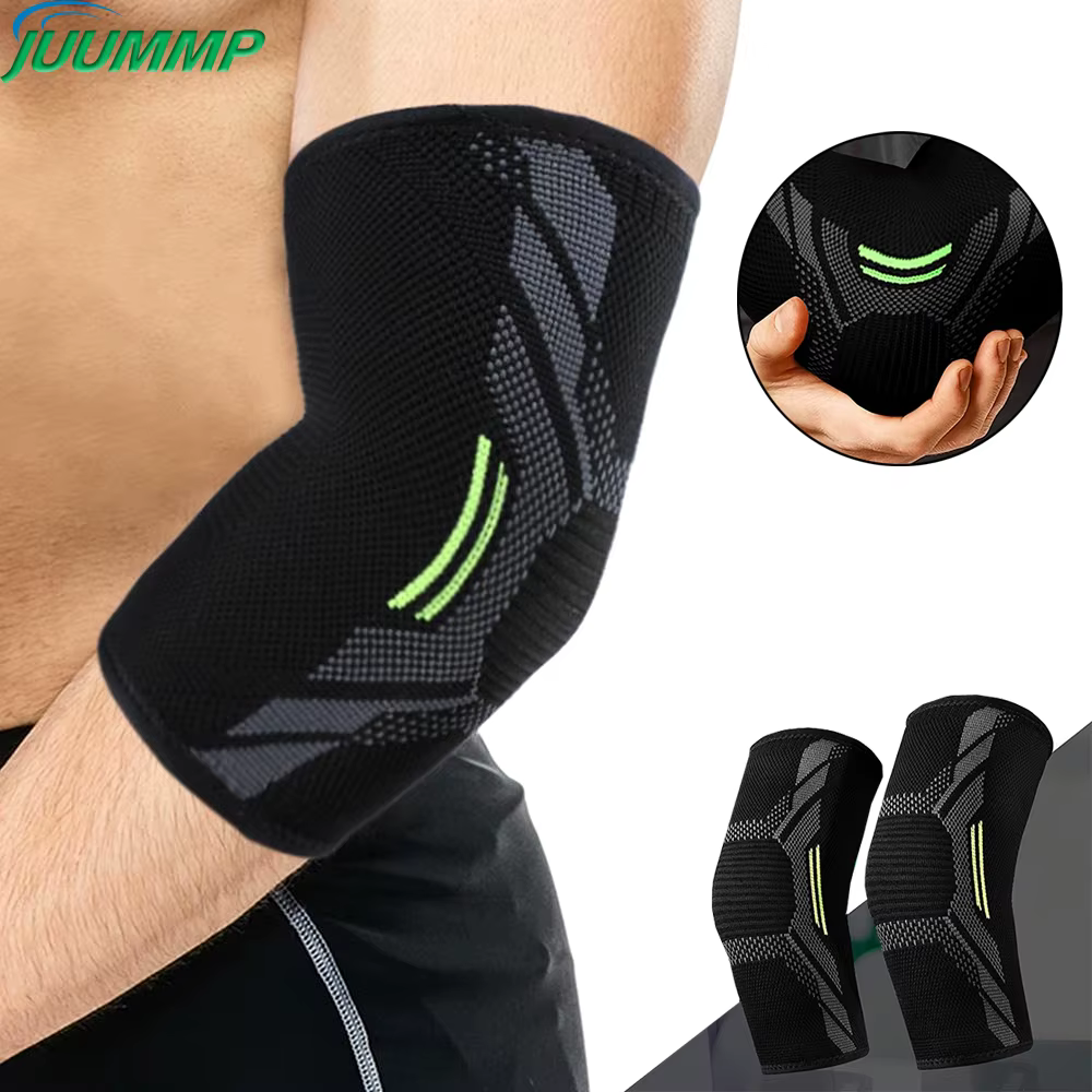 Support de coude élastique pour gymnastique, coussinet de protection pour coude, absorbe la sueur, S