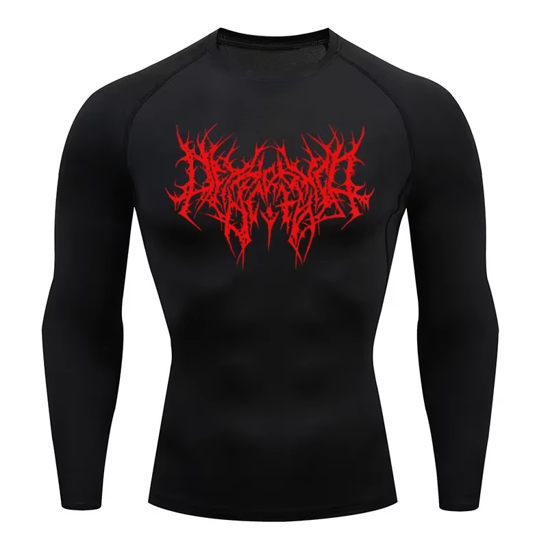 T-shirt de sport à séchage rapide pour homme, t-shirt de compression, maillot de fitness, t-shirts d