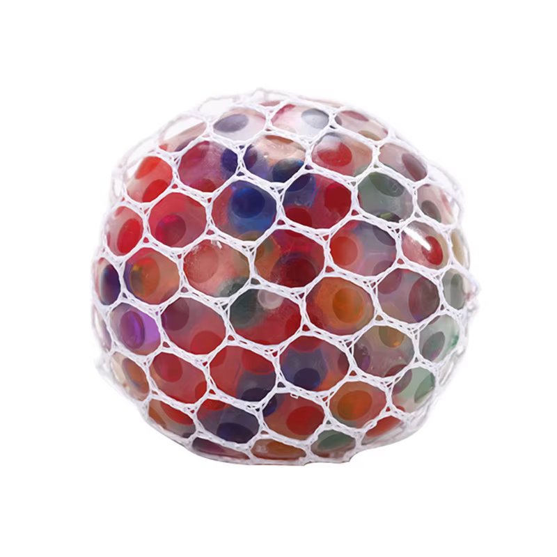 Balles spongieuses anti-stress qualité supérieure avec perles d'eau pour soulager les jouets tension