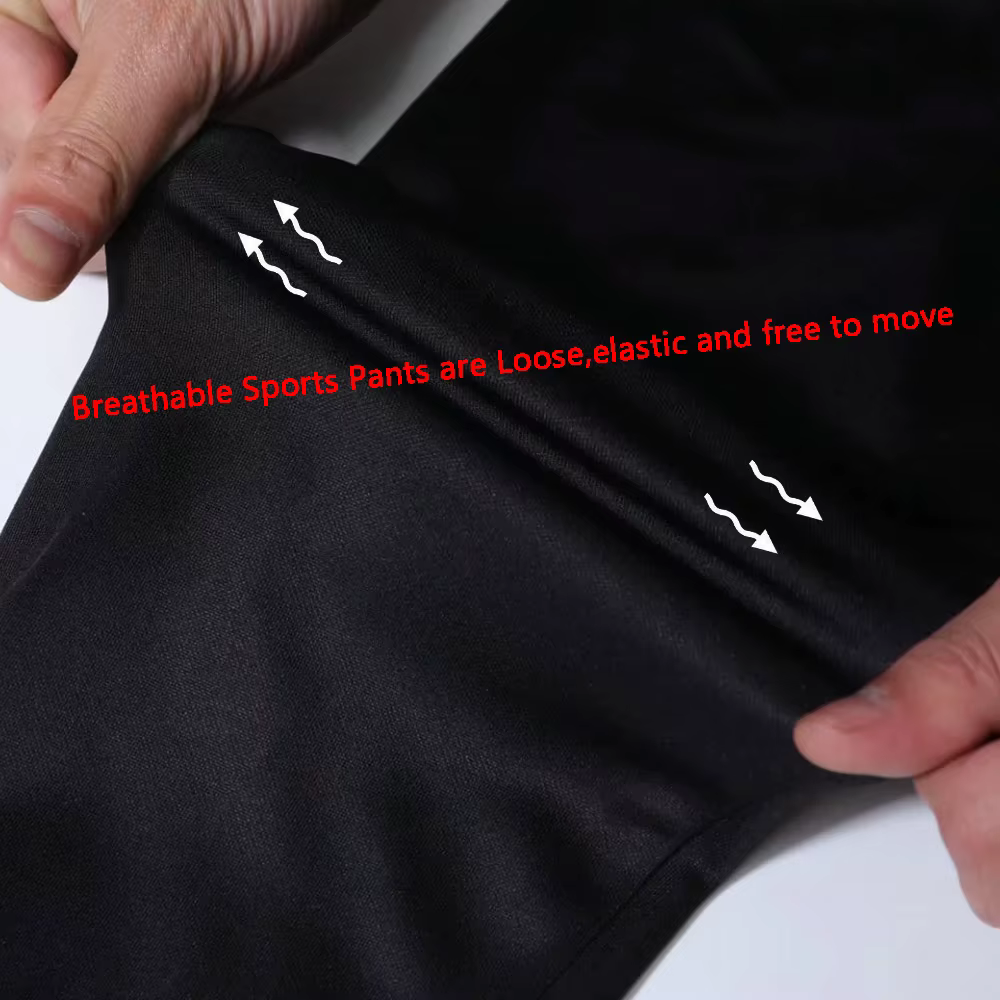 Pantalon de sport avec poches zippées pour homme, leggings de course, de football, d'entraînement, d