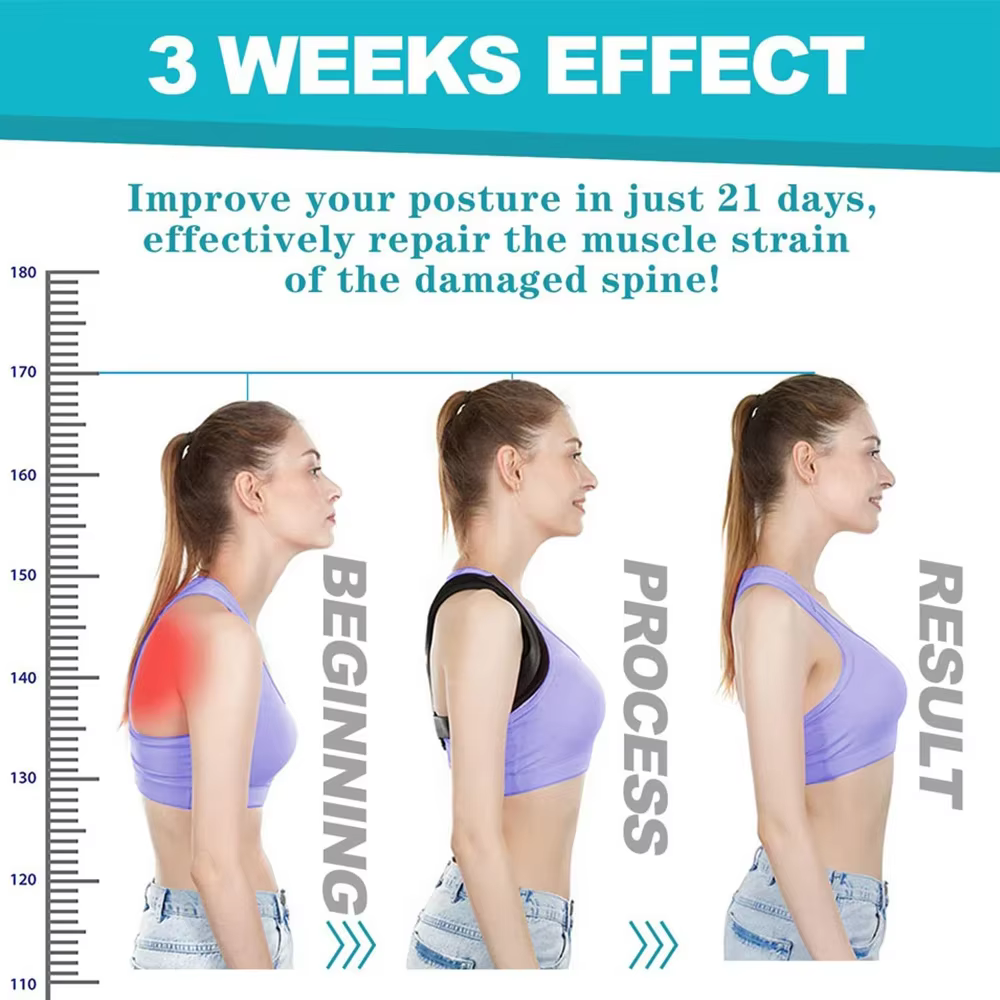 Correcteur de Posture du dos pour adultes, Corset, clavicule, colonne vertébrale, ceinture de soutie