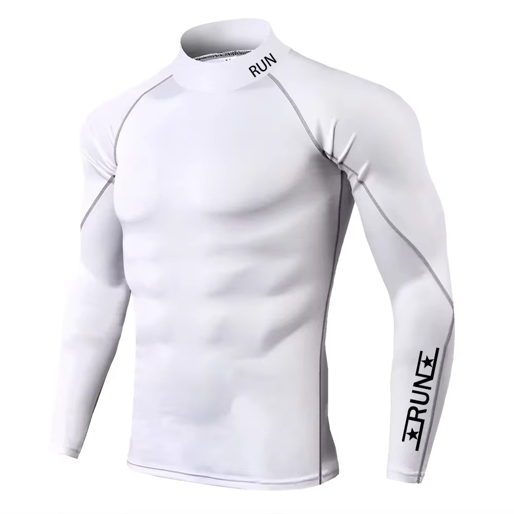 T-shirt de Compression pour hommes, chemises à séchage rapide, sous-vêtements de Fitness, hauts de m