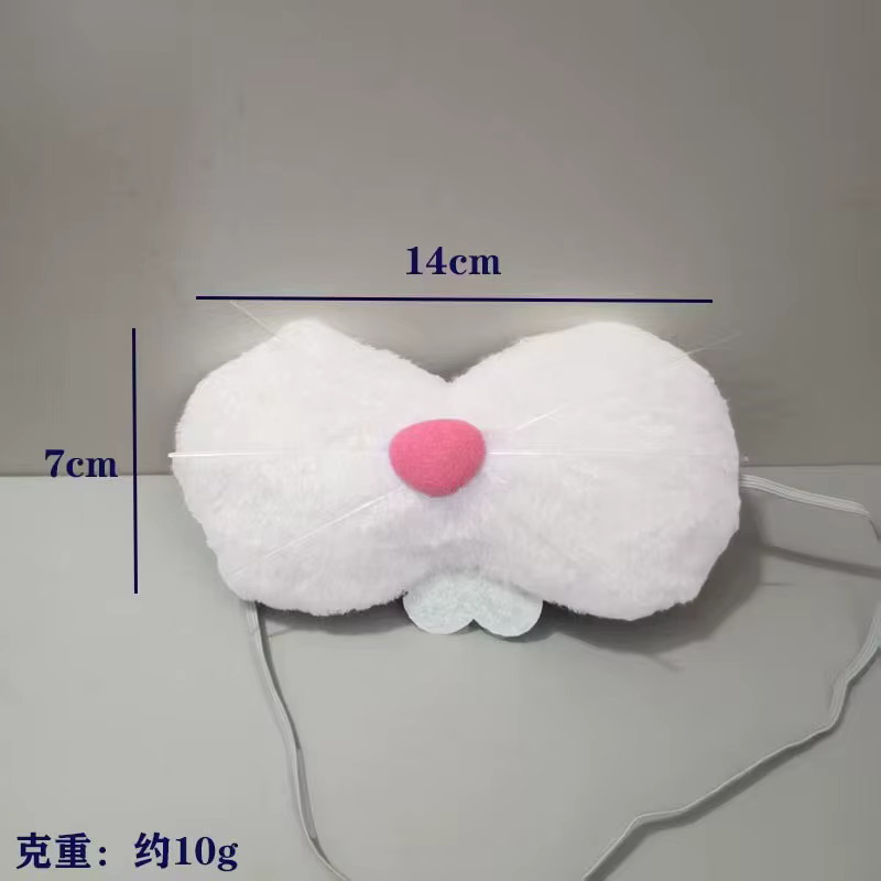 Serre-tête Lapin avec Nœud – Bandeau Oreilles de Lapin pour Pâques, Halloween et Fêtes Cosplay, Acce