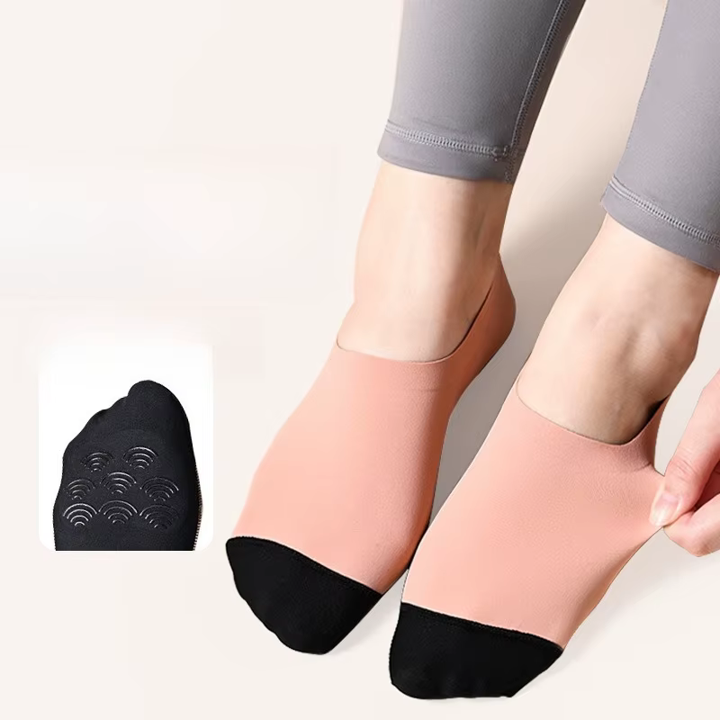 Chaussettes de yoga légères, couvre-chaussettes de Pilates, chaussettes antidérapantes professionnel