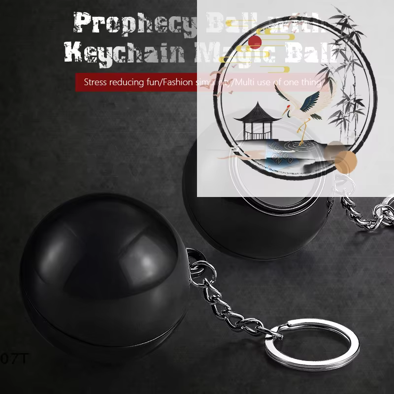 Balle de prophétie anti-Stress, Portable, révélateur de décision, porte-clés, boule de réponse magiq