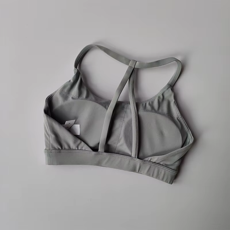 Soutien-gorge de sport pour femmes, dos nu, antichoc, Fitness, séchage rapide, Pilates, entraînement
