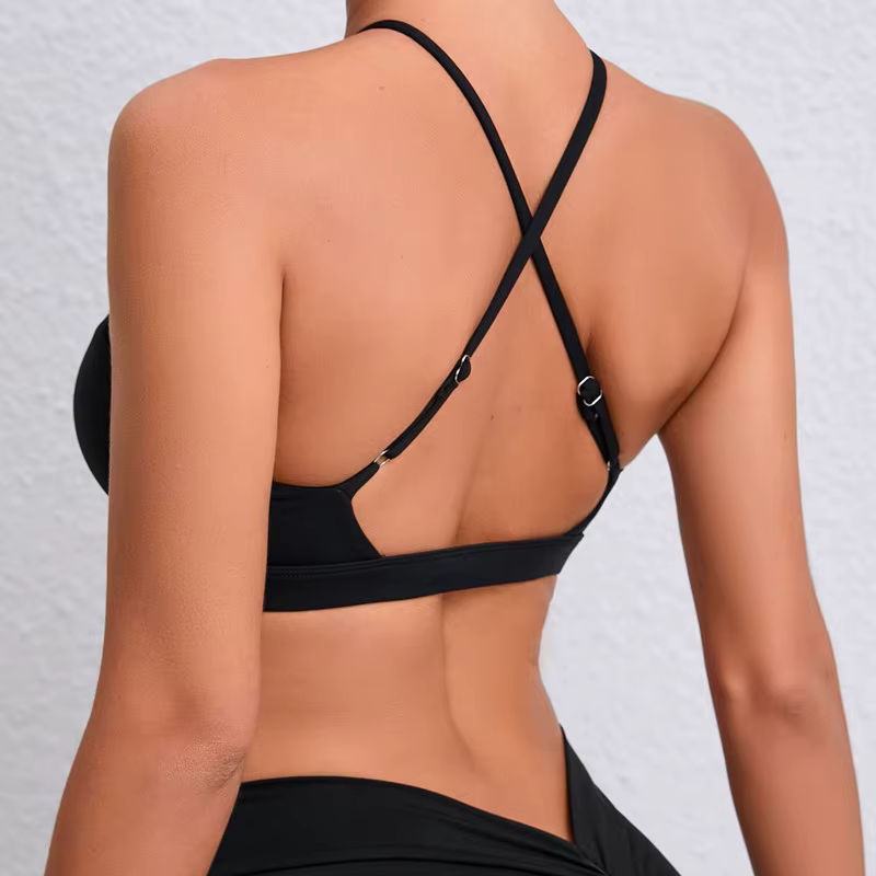 Hearuisavy Soutien-gorge de sport sexy pour femme, extensible, pour l'été, la gym, le yoga, l'entraî