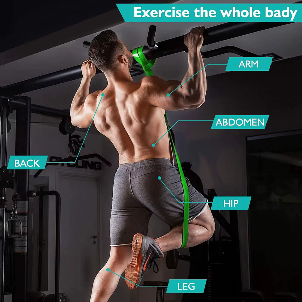 Bande de résistance en Latex robuste, ceinture élastique de sport, bandes d'assistance de traction p