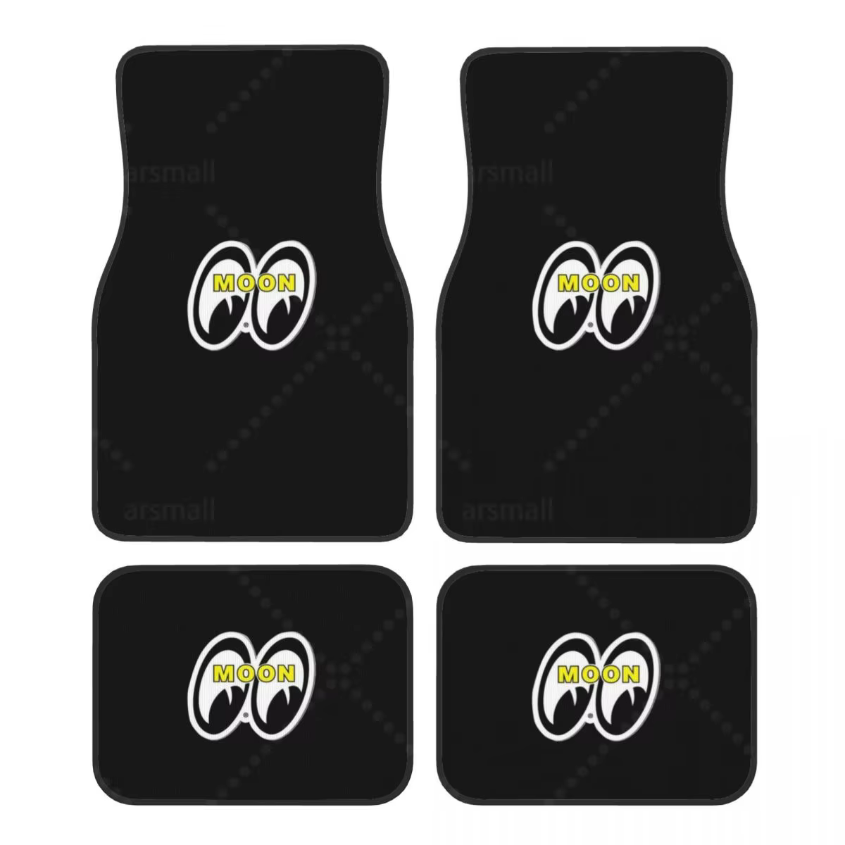 JDM Moon Eyess – tapis de sol en caoutchouc pour moto, voiture de course, robuste, avant et arrière,