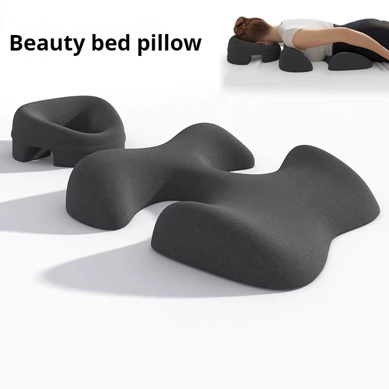 Coussin d'oreiller de Massage pour le visage et la poitrine, dédié au sein, détachable et lavable