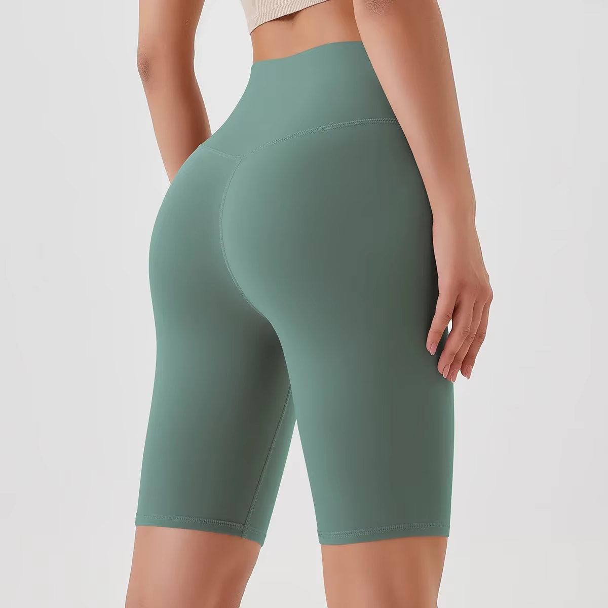 Short de yoga taille haute pour le levage des fesses, legging de yoga sans couture pour l'été, vêtem