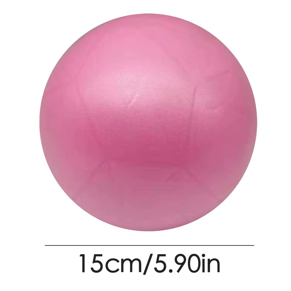 Ballon de yoga de 15 cm, texturé mat, renforcé, anti-éclatement, ballon de soutien dorsal, ballon de