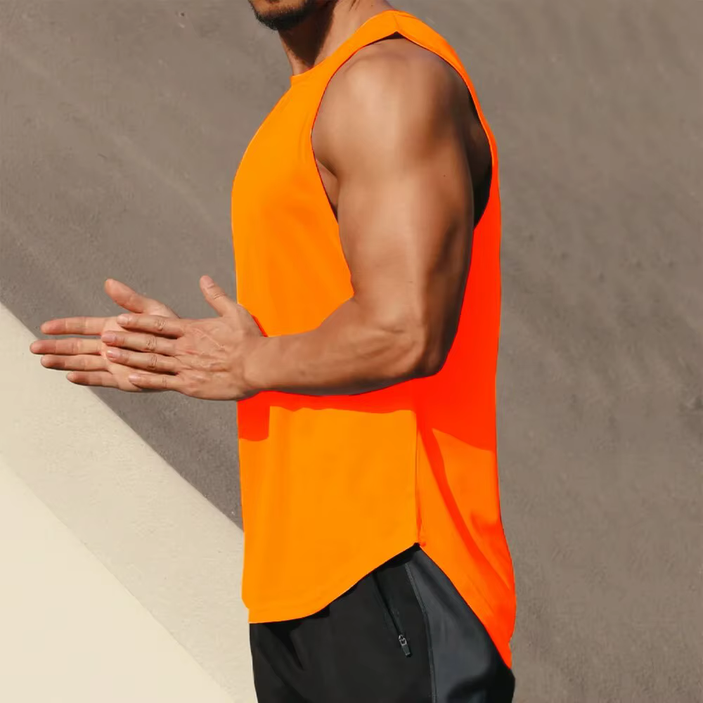 Débardeur de sport à séchage rapide pour Marathon d'été, débardeur sans manches pour hommes, course