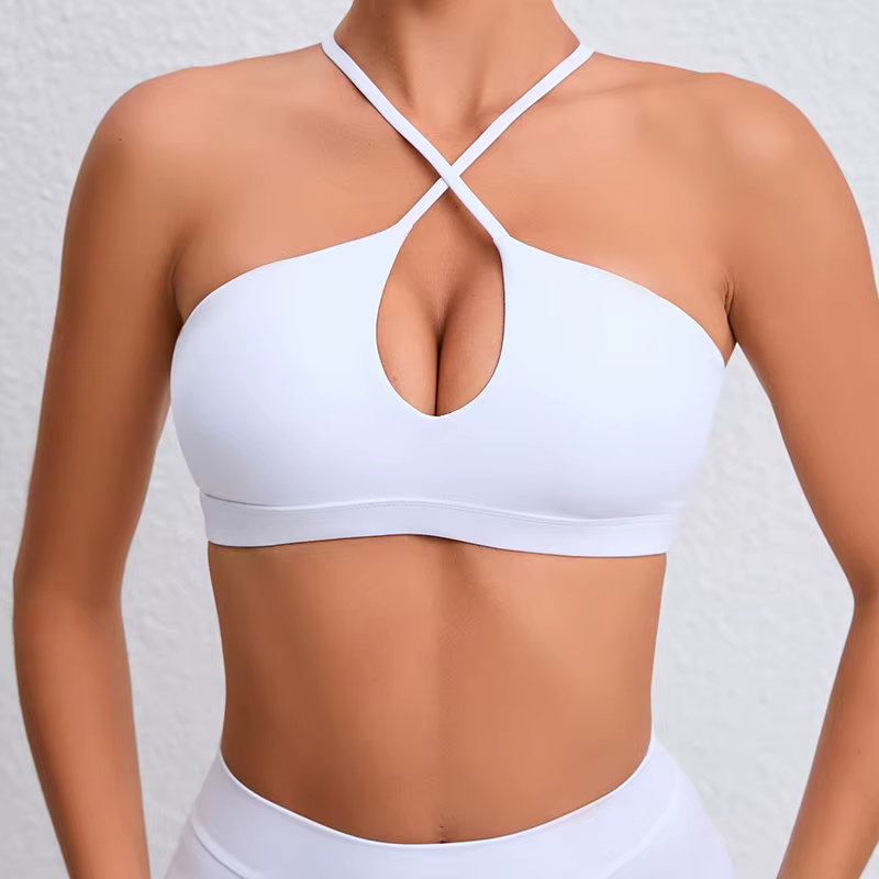 Hearuisavy Soutien-gorge de sport sexy pour femme, extensible, pour l'été, la gym, le yoga, l'entraî
