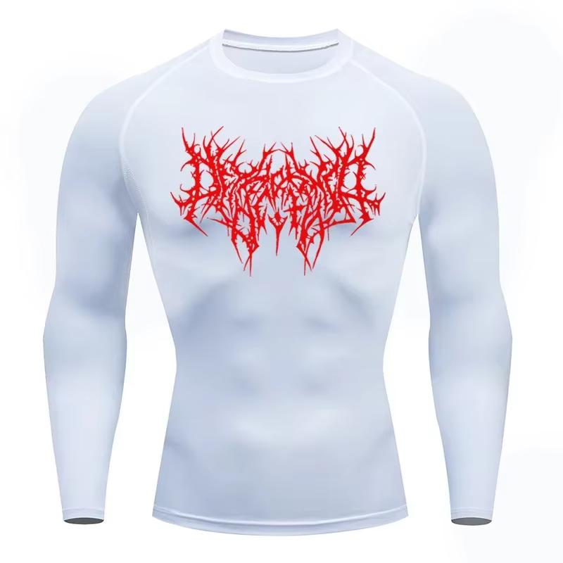 T-shirt de sport à séchage rapide pour homme, t-shirt de compression, maillot de fitness, t-shirts d