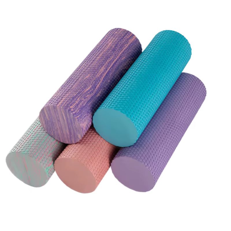 Rouleau de mousse Eva 30/45/60cm, colonne de Yoga, rouleau de Massage Pilates, tissu musculaire, blo