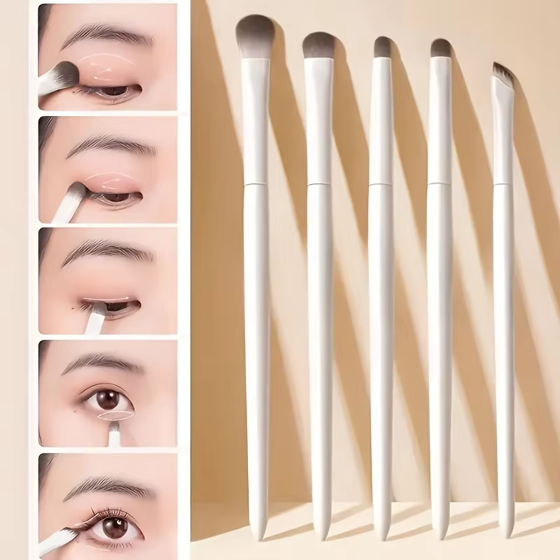 Ensemble de 5 pinceaux de maquillage pour les yeux, compagnon de voyage idéal et cadeau parfait pour