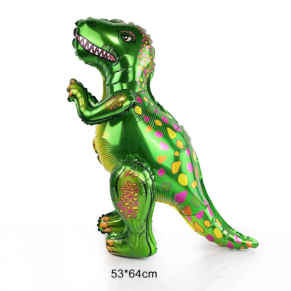 Ballon dinosaure de 32 pouces, ballons numérotés dinosaure pour garçons de 1 à 3 ans, décoration de