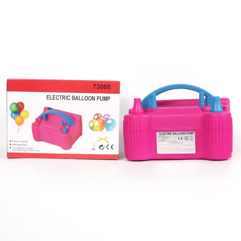 Pompe à air électrique portable haute pression à double trou Durabl1PC pour ballons d'anniversaire,