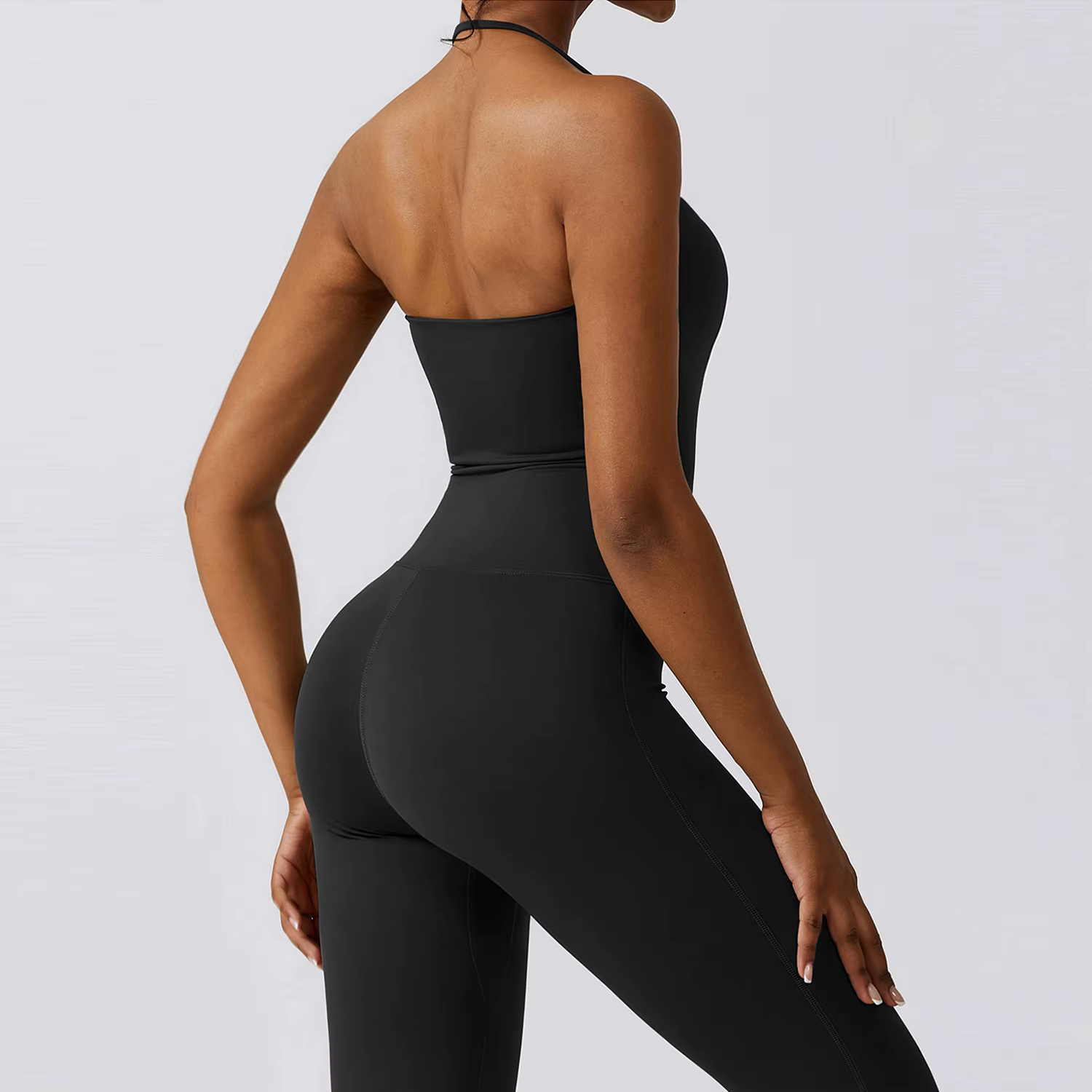 Combinaison de yoga sans manches d'été pour femme, ensemble de sport et de fitness, justaucorps de s