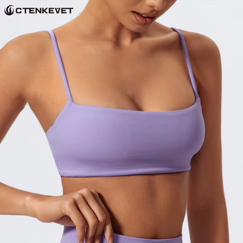 Soutien-gorge de yoga d'été pour femme, brassière push-up pour la gym et l'entraînement, sous-vêteme