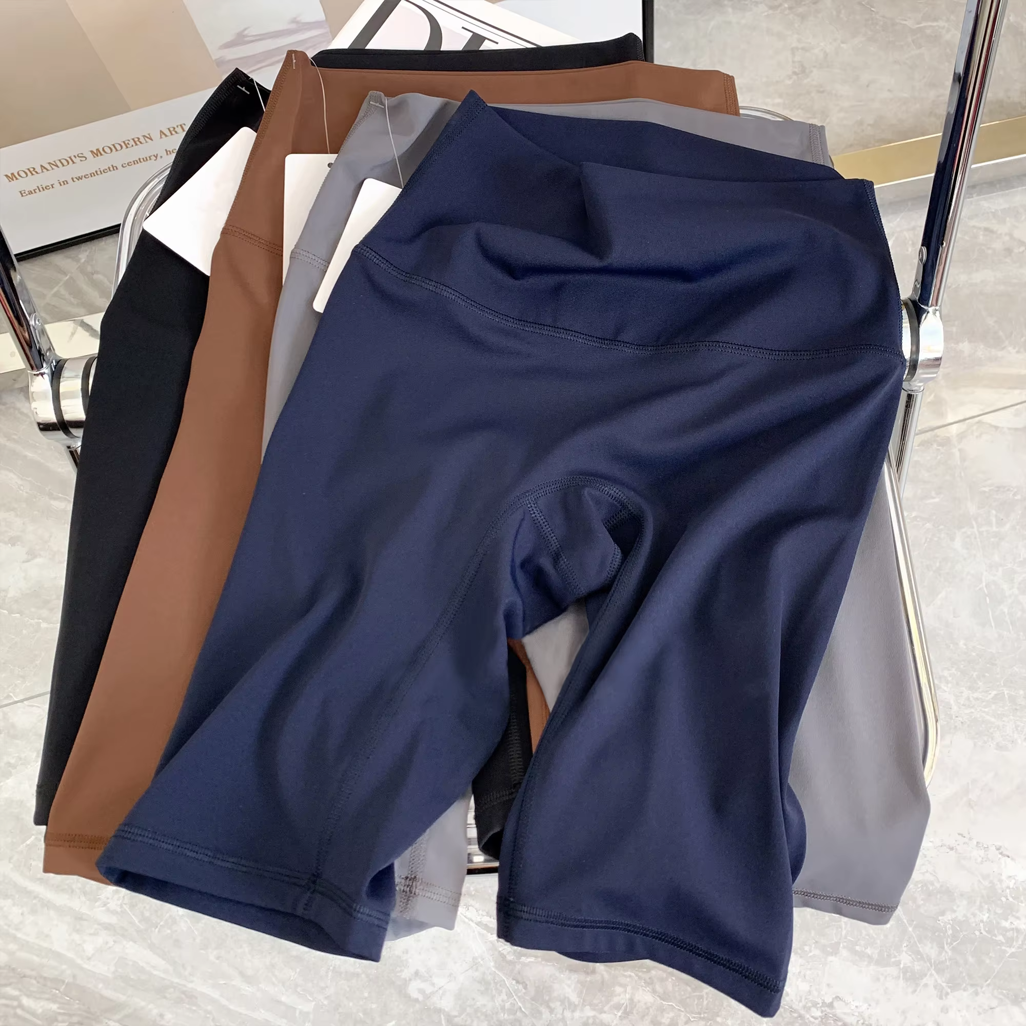 Shorts de Yoga d'été collants élastiques respirants Leggings séchage rapide sport Fitness Yoga cycli