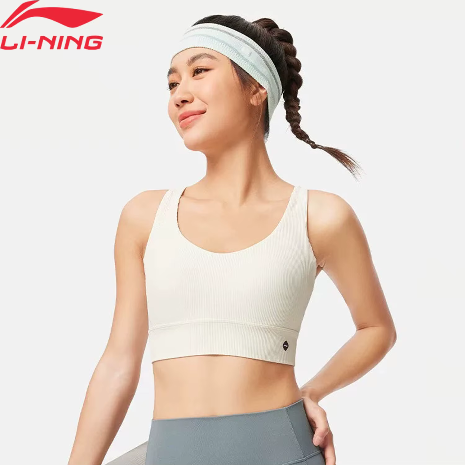 Li-ning soutien-gorge de sport d'entraînement pour femmes à sec FREEZ soutien léger 68% Polyamide 32