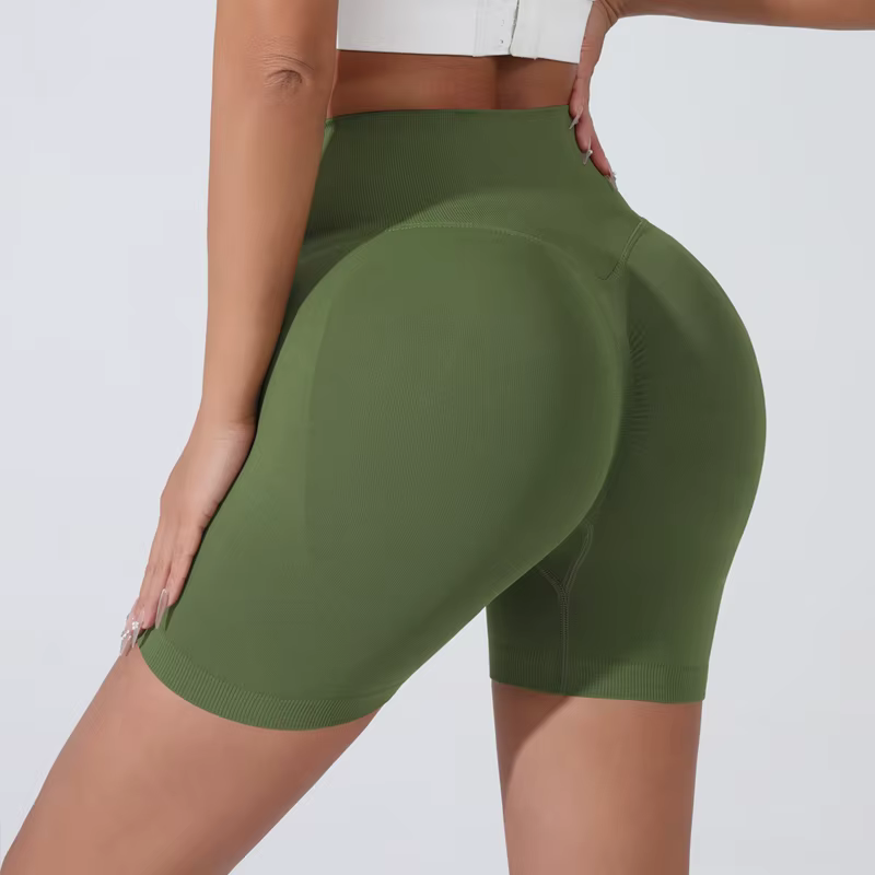 Short de Yoga respirant taille haute pour femmes, collants courts de course, de cyclisme, d'entraîne