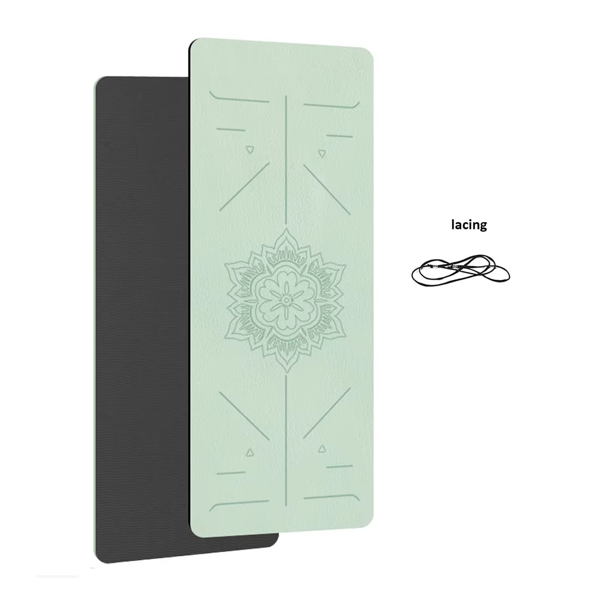 MATS de yoga antidérapants, MATS de fitness Pilates, écologiques, tapis de yoga pour femmes et tapis